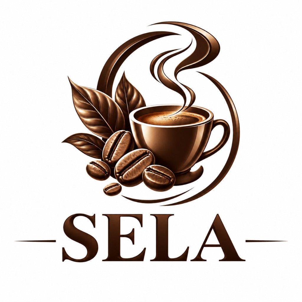 Логотип SELA — оптовые поставки кофе в Беларуси