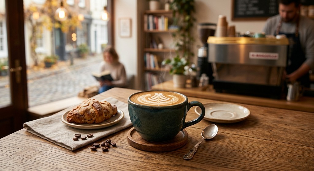 Уютная кофейня с латте и круассаном — оптовые поставки кофе для бизнеса в Беларуси